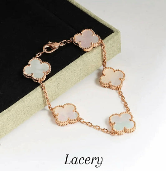 צמידי תלתן - זהב