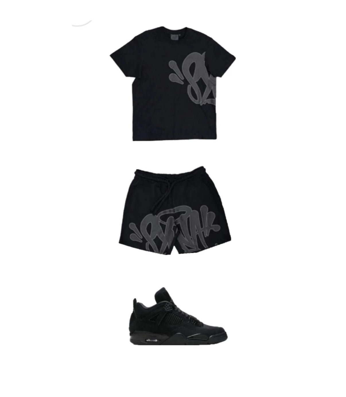 חליפה משולבת - syna & jordan 4 black