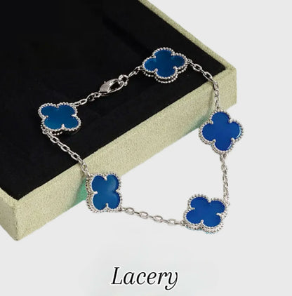 צמידי תלתן - כסף