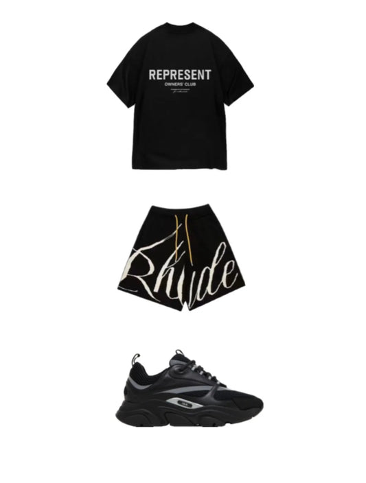 חליפה משולבת - b22 & “Represent” & rhude