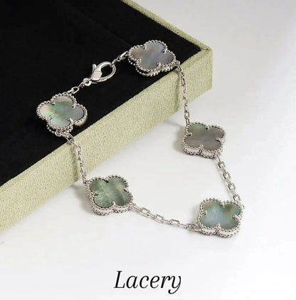 צמידי תלתן - כסף