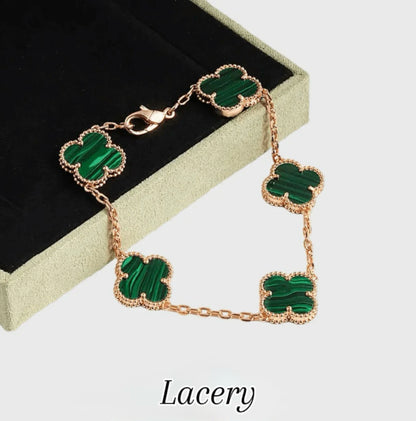 צמידי תלתן - זהב