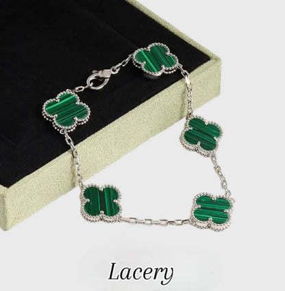 צמידי תלתן - כסף