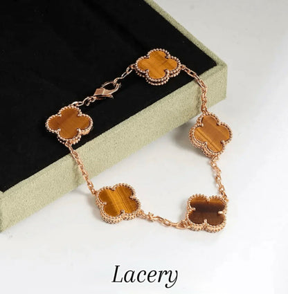 צמידי תלתן - זהב