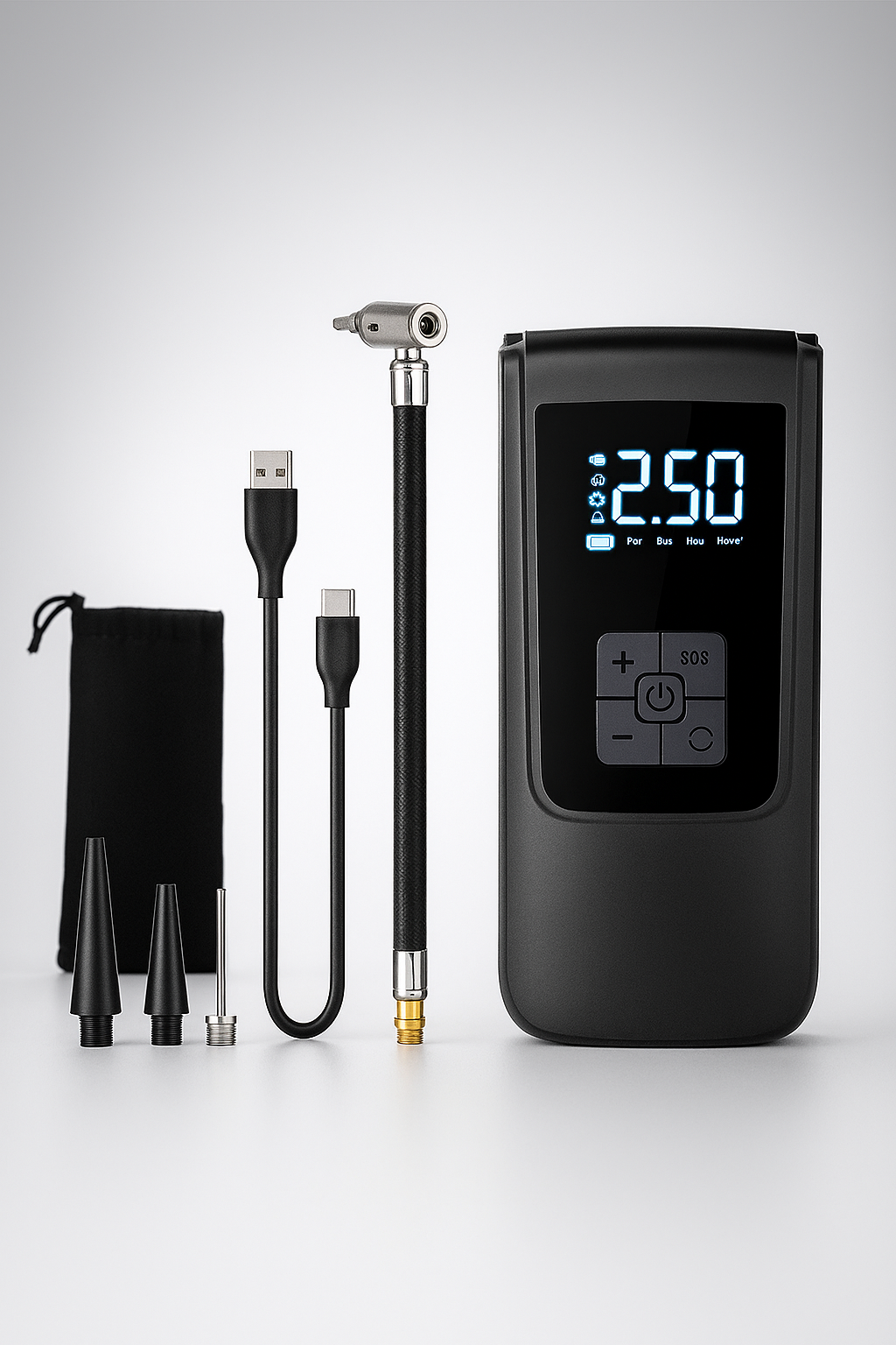 מנפח גלגלים נטען