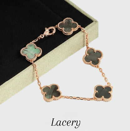 צמידי תלתן - זהב